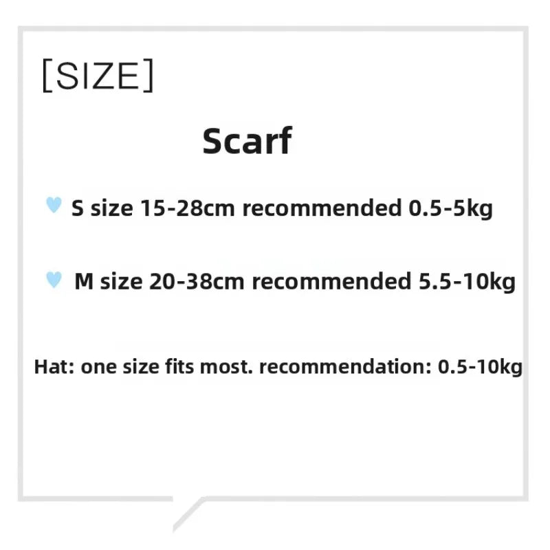 Pet Chinese New Year Christmas Decoration Clothes Bib Dog Scarf Cat New Year Hat Teddy Scarf Small Dog