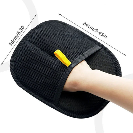 New pet dog cat hair removal tools reusable gloves, pet double-sided beauty gloves, carpet removal pet fur hair pet supplies
