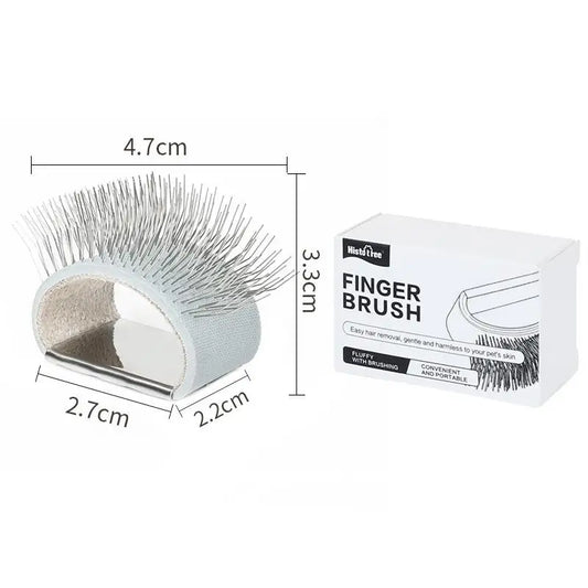 Dog Cat Easy Open Knots Remove Prune Hair Comb Portable Finger Comb Pet Clean Supplies Pet Mini Needle Cleaning Comb