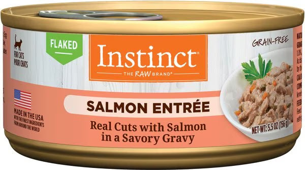 Instinct Flaked Salmon Wet Cat Food (5.5oz) – Premium Cat Food