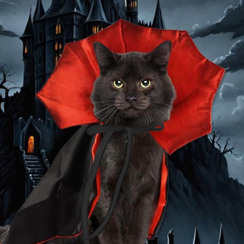 Cute Halloween Pet Costumes Cosplay Vampire Cloak For Small Dog Cat Kitten Puppy Dress Kawaii Pet Clothes Cat Accessoties Gift