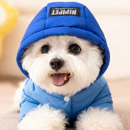 New Winter Down Jackets For Dogs, Bichon Schnauzer Small And Medium-sized Dogs, And Four-legged Pet Clothes For Cats To Keep Warm In Winter