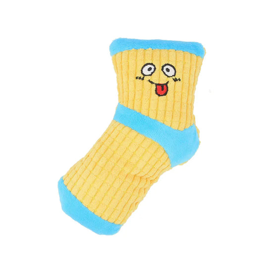 Cute Sock Small Dog Squeak Toy Sound BB Plush Pet Puppy Cat Chew Squeak Toy