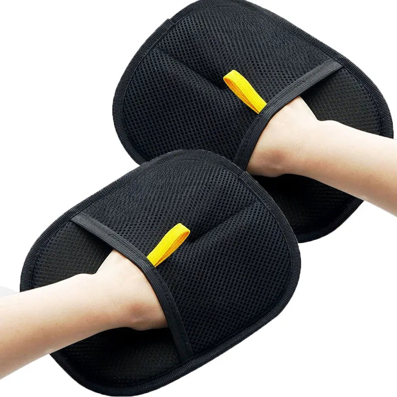 New pet dog cat hair removal tools reusable gloves, pet double-sided beauty gloves, carpet removal pet fur hair pet supplies