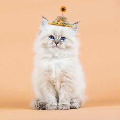 Creative Comfortable Pet Hat Made of High-Class Materials for Dogs Cats Puppy Party Birthday Cosplay Photo Session Outdoor