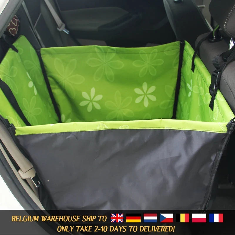 CAWAYI KENNEL Dog Car Seat Cover | Pet Carrier Travel Mat for Back Seat Hammock