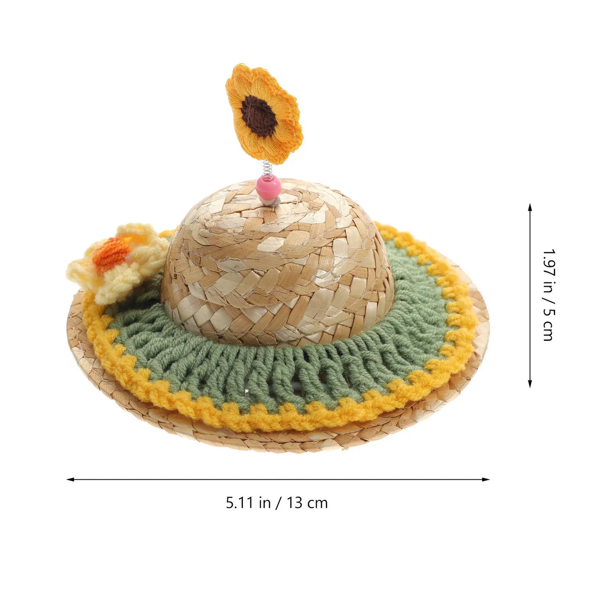 Creative Comfortable Pet Hat Made of High-Class Materials for Dogs Cats Puppy Party Birthday Cosplay Photo Session Outdoor