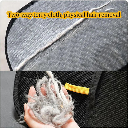 New pet dog cat hair removal tools reusable gloves, pet double-sided beauty gloves, carpet removal pet fur hair pet supplies
