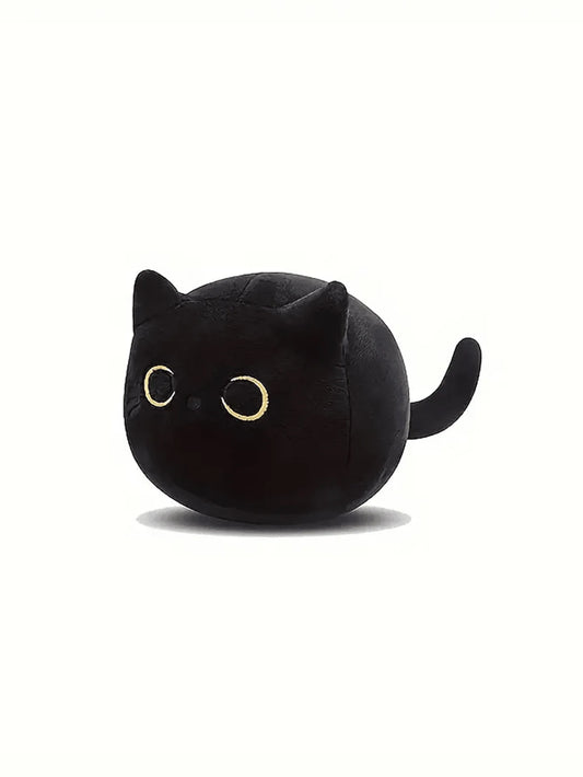 1 mini cartoon cute cat shaped pet plush toy for dogs and cats to interact and play with, not recommended for pets to bite