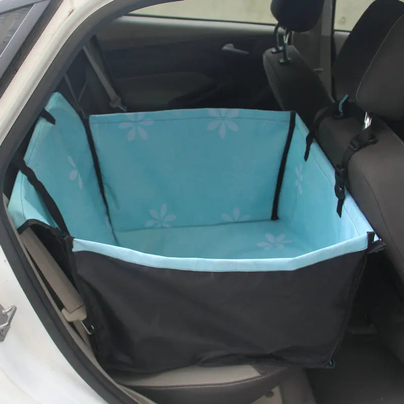 CAWAYI KENNEL Dog Car Seat Cover | Pet Carrier Travel Mat for Back Seat Hammock