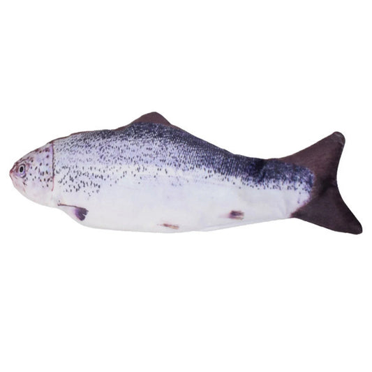 2025 New Portable Electric Moving Cat Fish Toy Interactive Flopping Self-Moving Fish Toy USB Charging for Cats/Puppy/Small Dogs