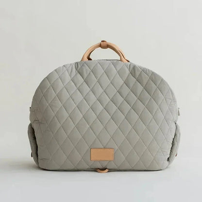 The Verona Luxe Carrier - Quilted Designer Pet Tote-
