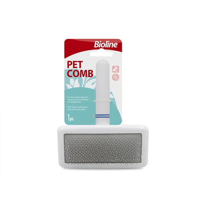 Bioline Pet Cat Dog Comb Effective to Remove Floating Hair Comb Pet Dog Hair Cleaning Pet Supplies