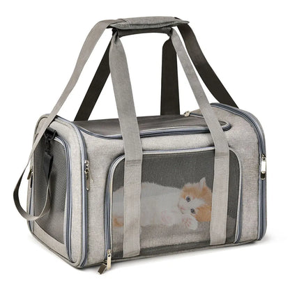 Soft Side Pet Carrier Backpack | Airline Approved Travel Bag for Small Dogs and Cats