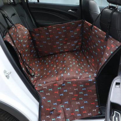 CAWAYI KENNEL Dog Car Seat Cover | Pet Carrier Travel Mat for Back Seat Hammock