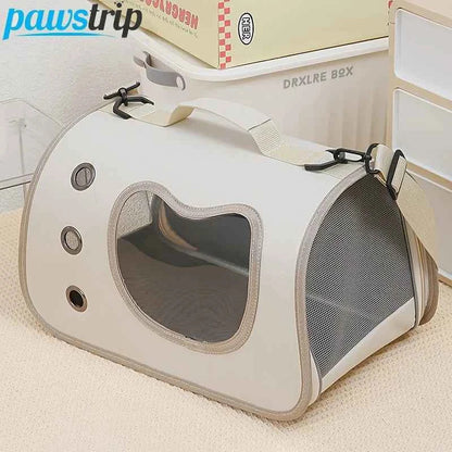 Portable Foldable Pet Carrier Bag for Cats & Small Dogs
