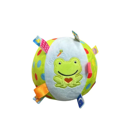 Plush Dog Vocal Toy Ball Funny Interactive Pet Toys with Bells Cleaning Tooth Chew Toy For Small Large Dogs Cats Puppy Products