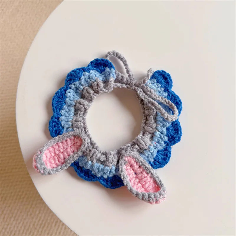 Hand-woven dog cat collar hat, clothing for Loona robot dogs, Zootopia, Judinique, pets