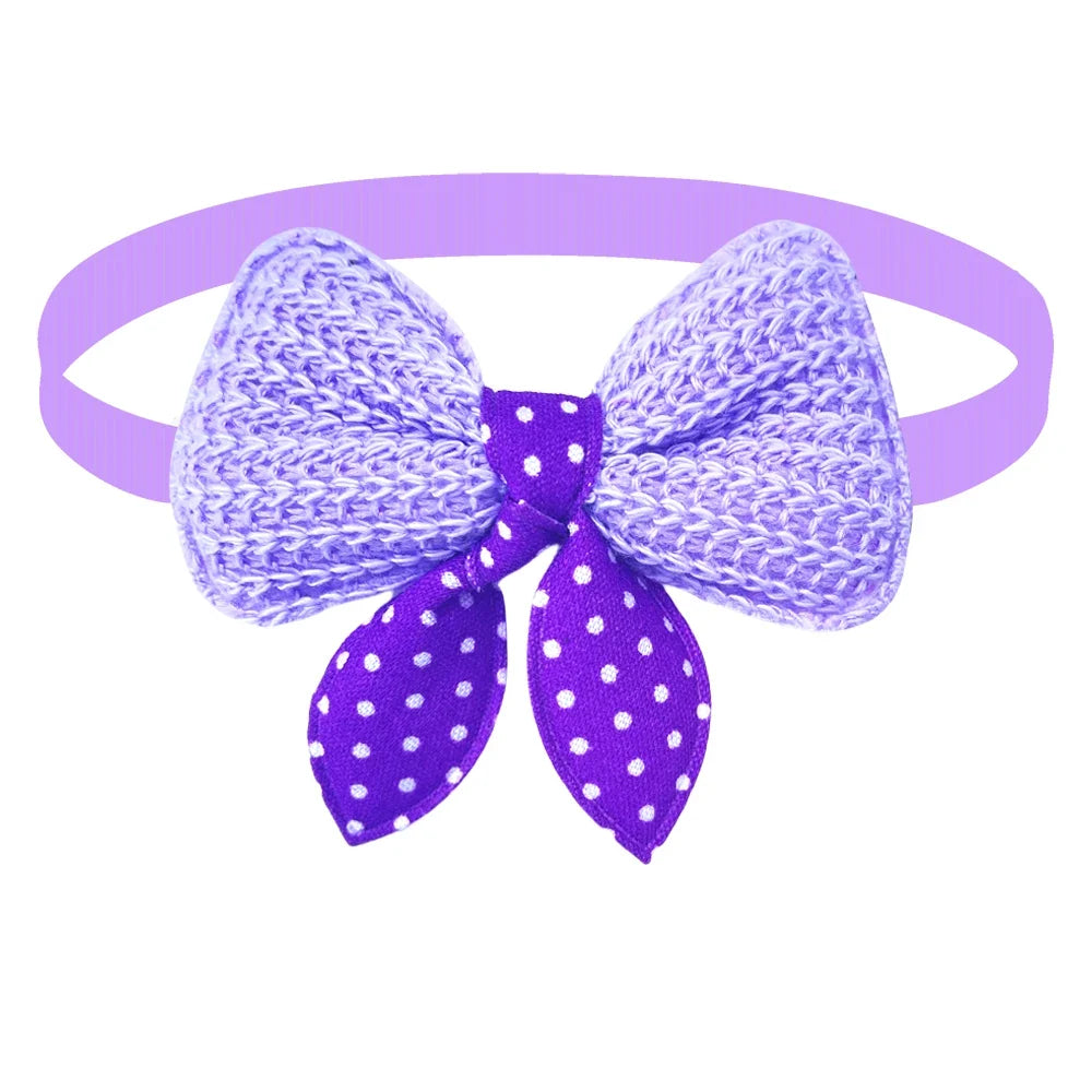 50/100pcs Colorful Pet Dog Cat Bow Tie Pet Products Dog Accessories Pet Dog Bowtie Cute Bow Tie Dog Pet Cat Holiday Supplies