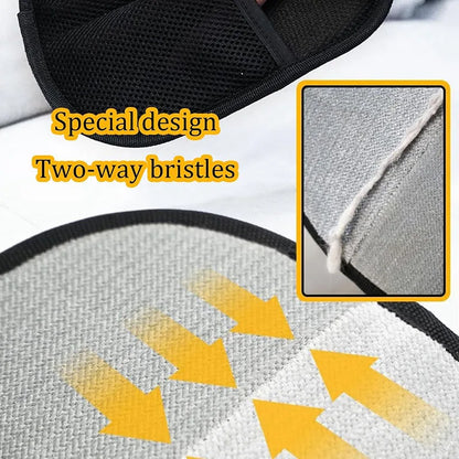 New pet dog cat hair removal tools reusable gloves, pet double-sided beauty gloves, carpet removal pet fur hair pet supplies