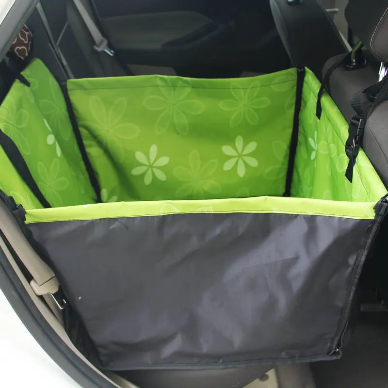 CAWAYI KENNEL Dog Car Seat Cover | Pet Carrier Travel Mat for Back Seat Hammock