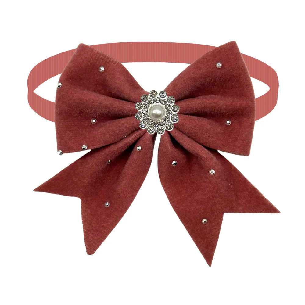 50/100PCS New Adjustable Dog Bow Ties Dog Collars Pet Supplies For Dogs and Cats Puppy Bowties Pet Dog Grooming Accessories