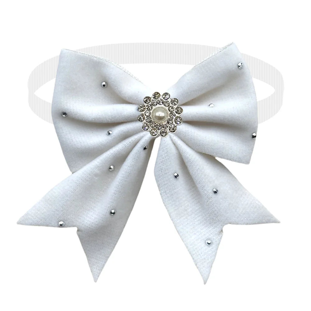 50/100PCS New Adjustable Dog Bow Ties Dog Collars Pet Supplies For Dogs and Cats Puppy Bowties Pet Dog Grooming Accessories