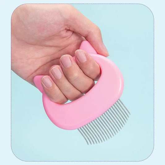 Pet short haired shell comb, short pet brush with floating hair removed, suitable for small dogs and cats