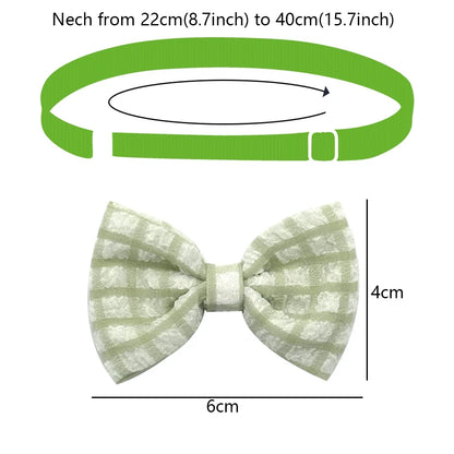 50/100PCS Dog Cat Bowties Adjustable Daily Puppy Collar Bows Classics Stripe Neckties for Small Dog Pet Dog Grooming Accessories