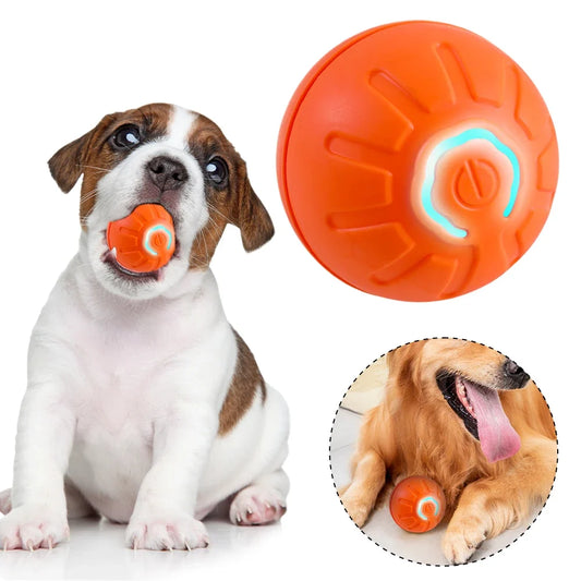 Smart Electric Cat Ball Toys Self-Moving Electronic Rotating Cat Ball 100mAh Pet Exercise Chase Toy Ball for Kitten Dog Playing