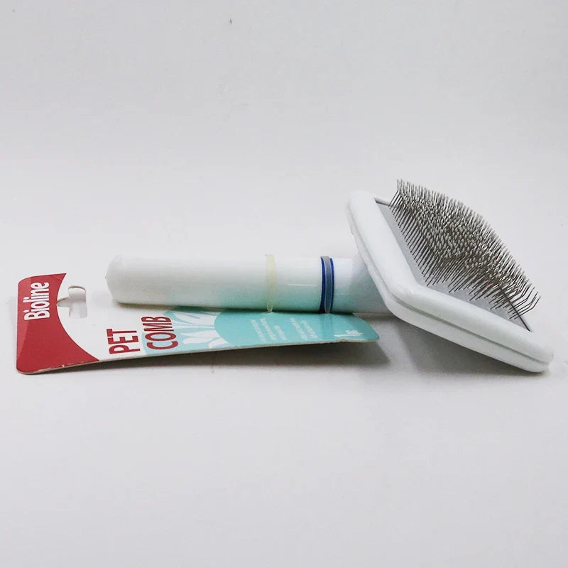 Bioline Pet Cat Dog Comb Effective to Remove Floating Hair Comb Pet Dog Hair Cleaning Pet Supplies