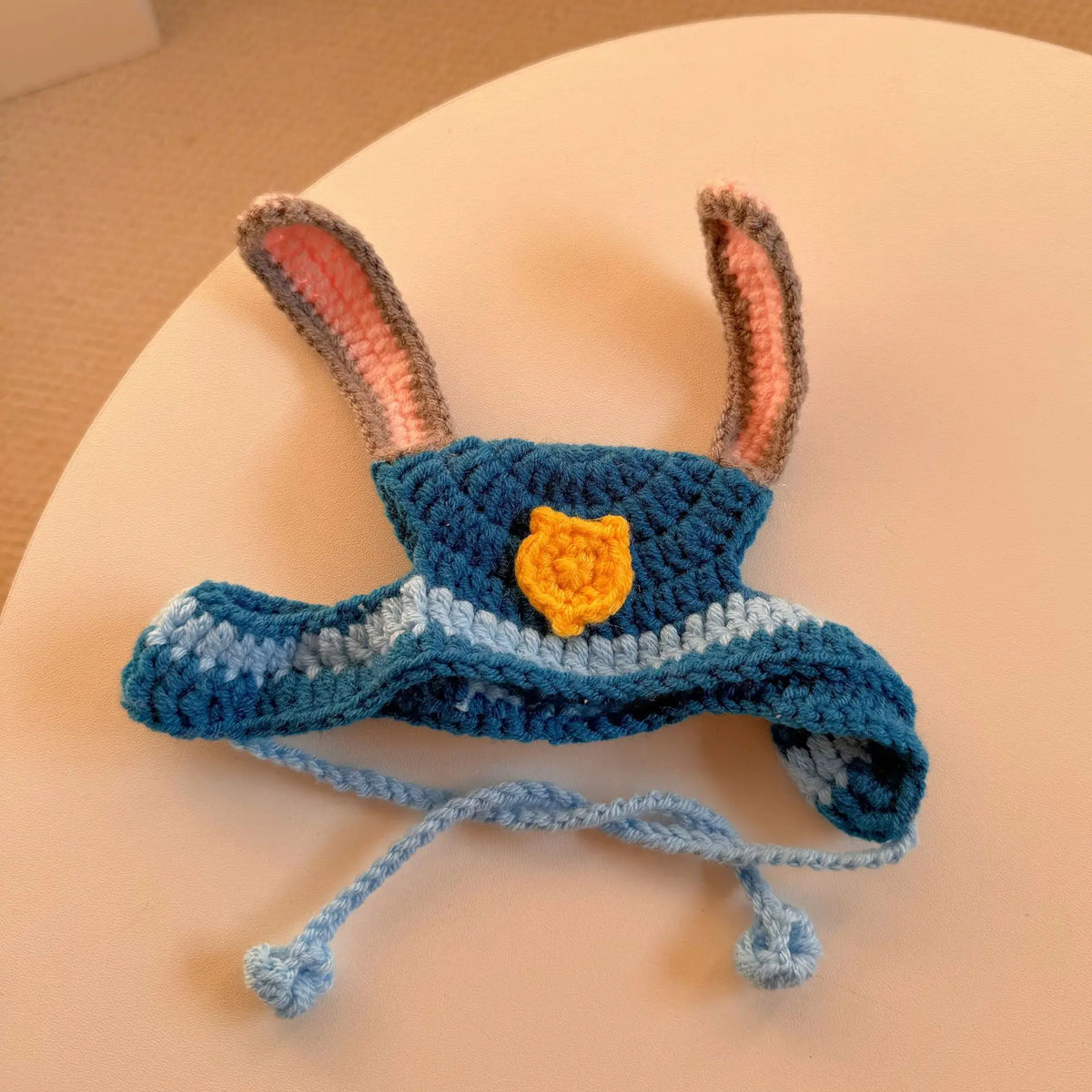 Hand-woven dog cat collar hat, clothing for Loona robot dogs, Zootopia, Judinique, pets