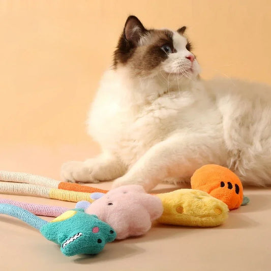 Plush Crocodile Cloud Carrot Cat Toys Interactive Dog Teeth Grinding and Cleaning Toy Pet Products