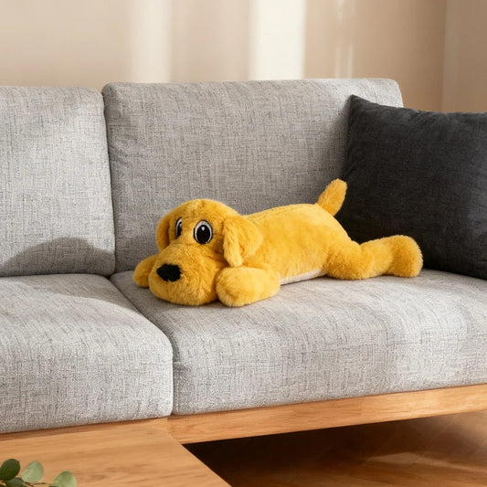 Interactive Soothing Plush Toy for Pets: Double-Layered, Tear-Resistant, Washable, Sound-Making Chew Companion Toy, Suitable for All Dogs and Cats