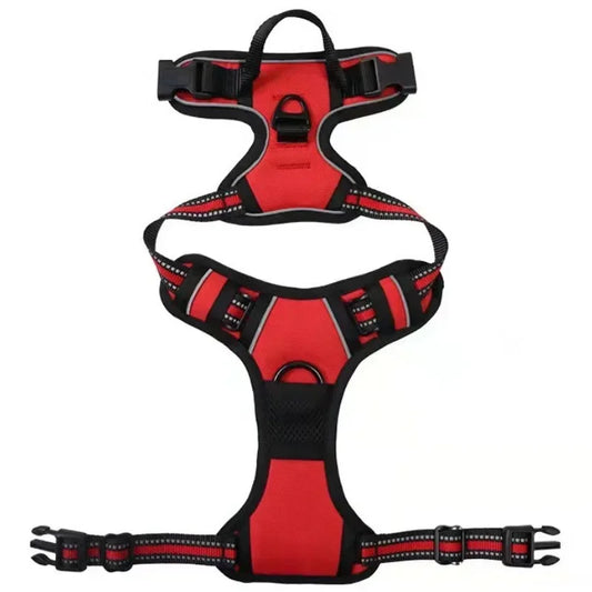 Reflective Adjustable Breathable Vest Chest Strap for Small Medium Large Dogs Pet Dog Harness Cat Puppy Collar Dog Accessoires