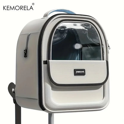 KEMORELA Pet Backpack for Cats And Dogs Large Outdoor Transparent Capsule Breathable Carrying Bag Pet Supplies