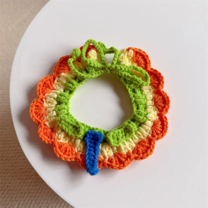 Hand-woven dog cat collar hat, clothing for Loona robot dogs, Zootopia, Judinique, pets