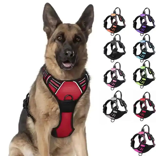 Reflective Adjustable Breathable Vest Chest Strap for Small Medium Large Dogs Pet Dog Harness Cat Puppy Collar Dog Accessoires
