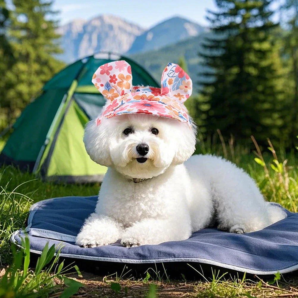Rainbow Spring Pet Dog Cat Cap Breathable Sunhat Cloth Mesh Canvas Hat For Small Medium Dogs Cats Caps Pet Products