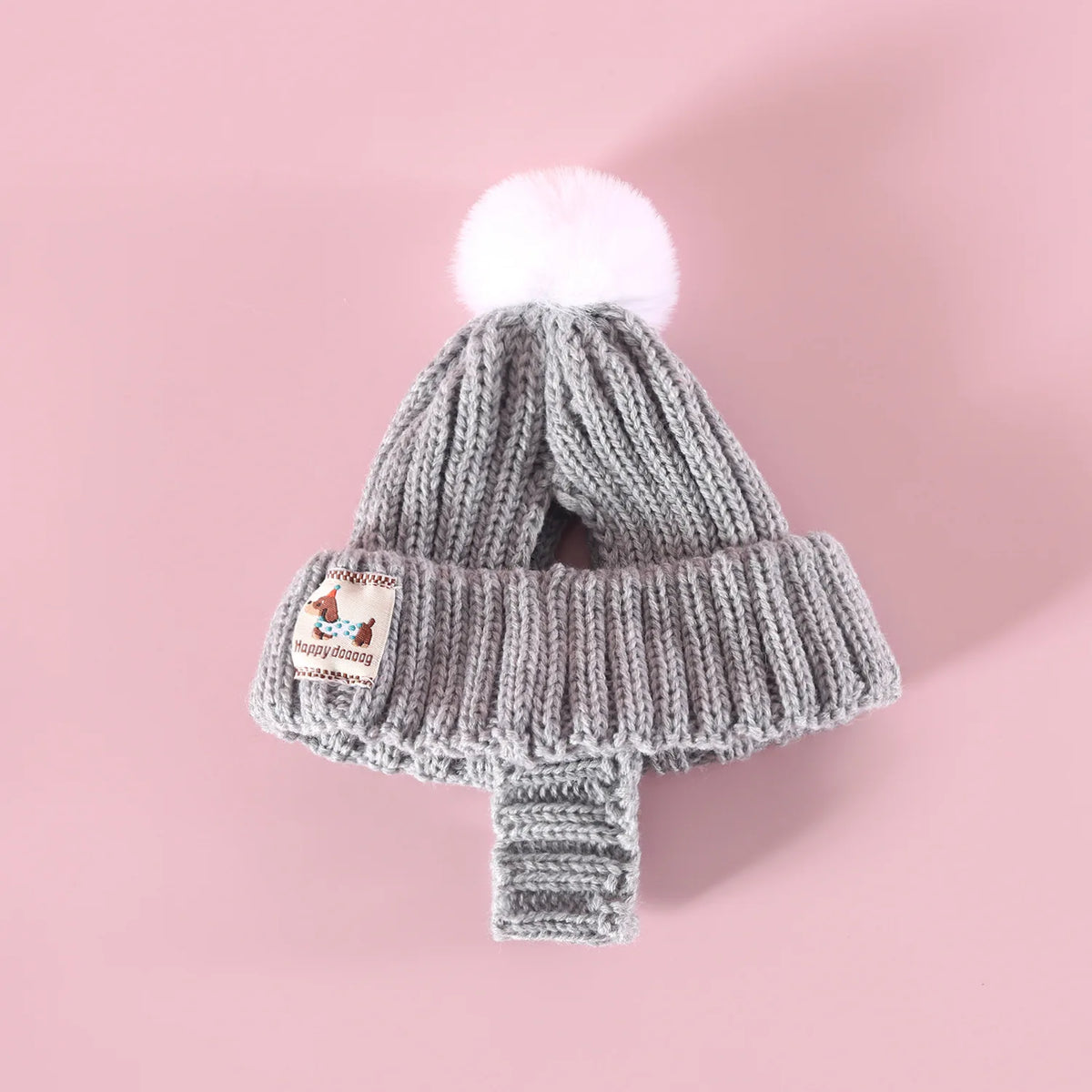 Knitted Dog Hat Exposed Winter Windproof Pet Cap Warm Knit Puppy Clothing for Small Dogs Christmas Photo Props