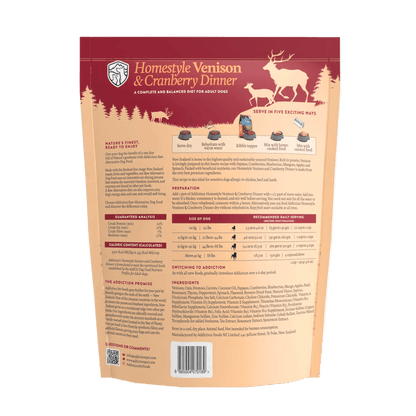 Homestyle Venison & Cranberry Dinner Air-Dried Dog Food